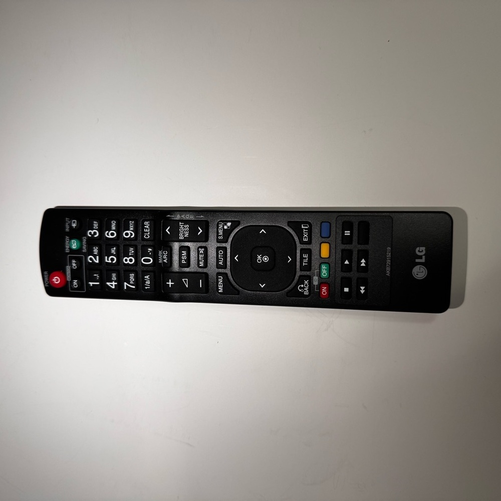LG Black Remote Control